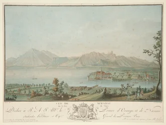 Ansicht von Schadau am Thunersee (nach Clement)