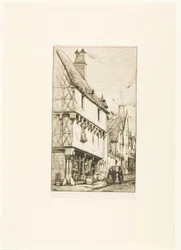 Ein altes Haus in Bourges