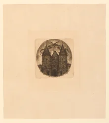 Altes Tor des Justizpalastes