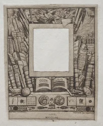 Entwurf für einen Rahmen für das Porträt von Armand Guéraud, 1862