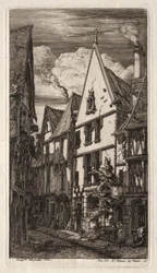 Radierungen von Paris: in Bourges