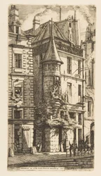 Haus mit Türmchen, Rue de la Tixéranderie, Paris