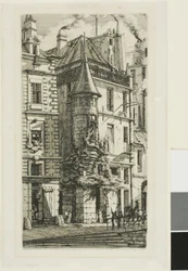 Haus mit einem Turm, rue de la Tixeranderie