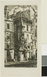 Haus mit einem Turm, rue de la Tixeranderie, Paris