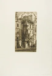Haus mit einem Turm, rue de la Tixeranderie, Paris