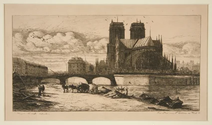 Die Apsis von Notre-Dame