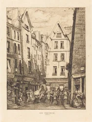 Pirouette-Straße, in der Nähe der Märkte, Paris