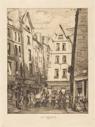 La Rue Pirouette aux halles, Paris