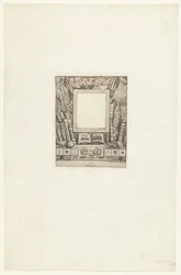 Omlijsting voor portret van Armand Guéraud