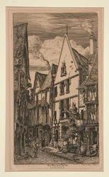 Rue des toiles, in Bourges