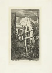 Straße Rue des Toiles in Bourges