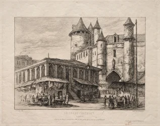Das Grand Châtelet, Paris, um 1780, 1861