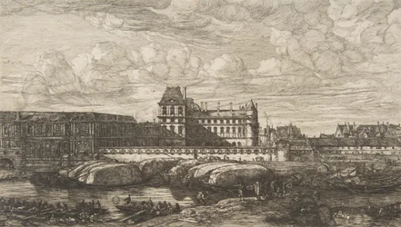 Der alte Louvre, Paris, nach Zeeman, 1865-66