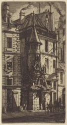Türmchen in der Rue de la Tixéranderie, Paris