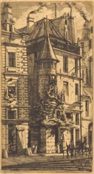 Türmchen in der Rue de la Tixéranderie, Paris