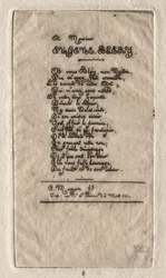 Verse an Eugène Bléry, 1854