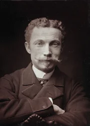 Album Artistique et Biographique, 5. Jahrgang, Salon 1885; Porträt des Malers Raoul de Pibrac (1852-1937)