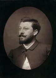 Album Artistique et Biographique, 6. Jahrgang, Salon 1885; Porträt des französischen Malers Morot Aimé (1850-1913)