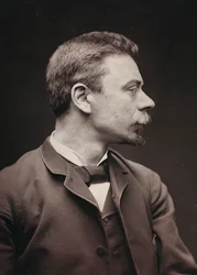 Album Artistique et Biographique, 6. Jahrgang, Salon 1885; Porträt des französischen Malers Joseph Paul Meslé (1855-1929)