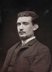 Album Artistique et Biographique, 6. Jahrgang, Salon 1885; Porträt des Malers Henri Laurent Desrousseaux (1862-1906)