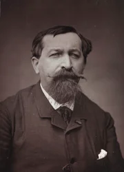 Album Artistique et Biographique, 6. Jahrgang, Salon 1885; Porträt des Malers Joseph Emile Gridel (1839-1901)