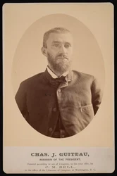 Porträt von Charles Julius Guiteau 1841-1882, 4. Juli 1881