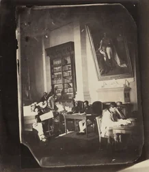 Kaiserliches Asyl von Vincennes: die Bibliothek, 1858-59