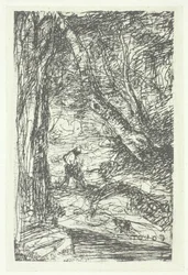 Der Holzfäller, möglicherweise 1857, gedruckt 1982