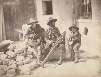 Pifférari Assis, italienische Straßenmusiker (im Hof, 21 Quai de Bourbon)