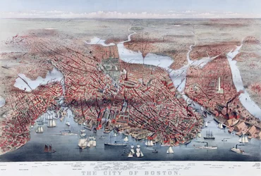 Die Stadt Boston, veröffentlicht 1873