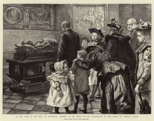 Am Grab des Helden von Khartum, Besucher in St. Paul