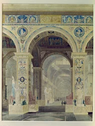 Innenansicht des Louvre