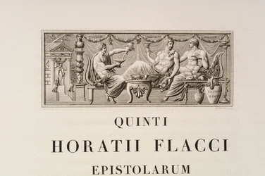 Seite aus Quintus Horatius Flaccus