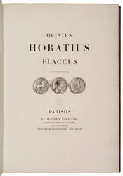 Titelseite von Quintus Horatius Flaccus