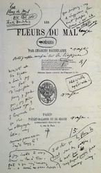 Gut zu zeichnen aus „Fleurs du Mal“, kommentiert von Charles Baudelaire
