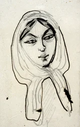 Porträt von Jeanne Duval, Mitte des 19. Jahrhunderts
