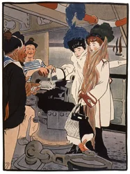 Kriegsschiff, ca. 1900