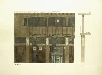 Eingangshalle, ca. 1901