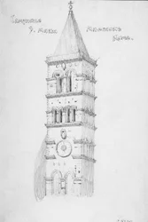 Campanile, S. Maria Maggiore, Rom, 1891