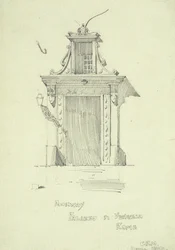 Türöffnung, Palazzo di Venezia, Rom