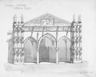 Eingangsportal der Kathedrale von Palermo