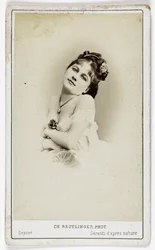 Porträt der Schauspielerin Henriette Victoire Drouard (1851-1923)