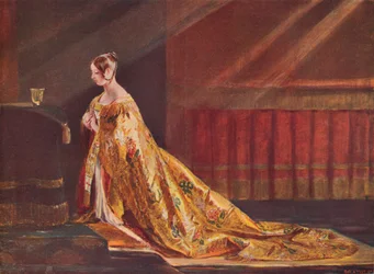 Königin Victoria in den Krönungsroben, 1838, 1906