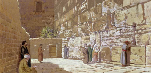 Die Klagemauer in Jerusalem, 1872