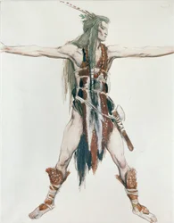 Kostümentwurf für Siegfried, ca. 1850-1880