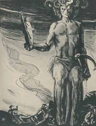 Plakat für Thomas Hardys The Dynasts, 1919