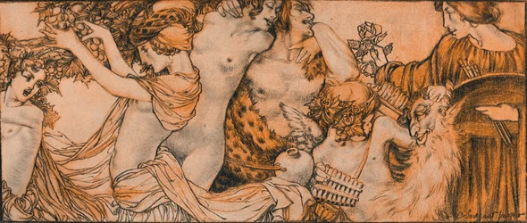 Eine Illustration aus dem Rubaiyat von Omar Khayyam, 20. Jahrhundert 1914-1915
