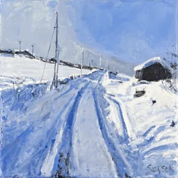 Schneebedeckte Straße, 2010