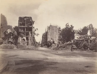 Häuser am Tor von Auteuil, Mai 1871