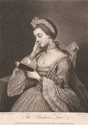 Die studierende Schöne